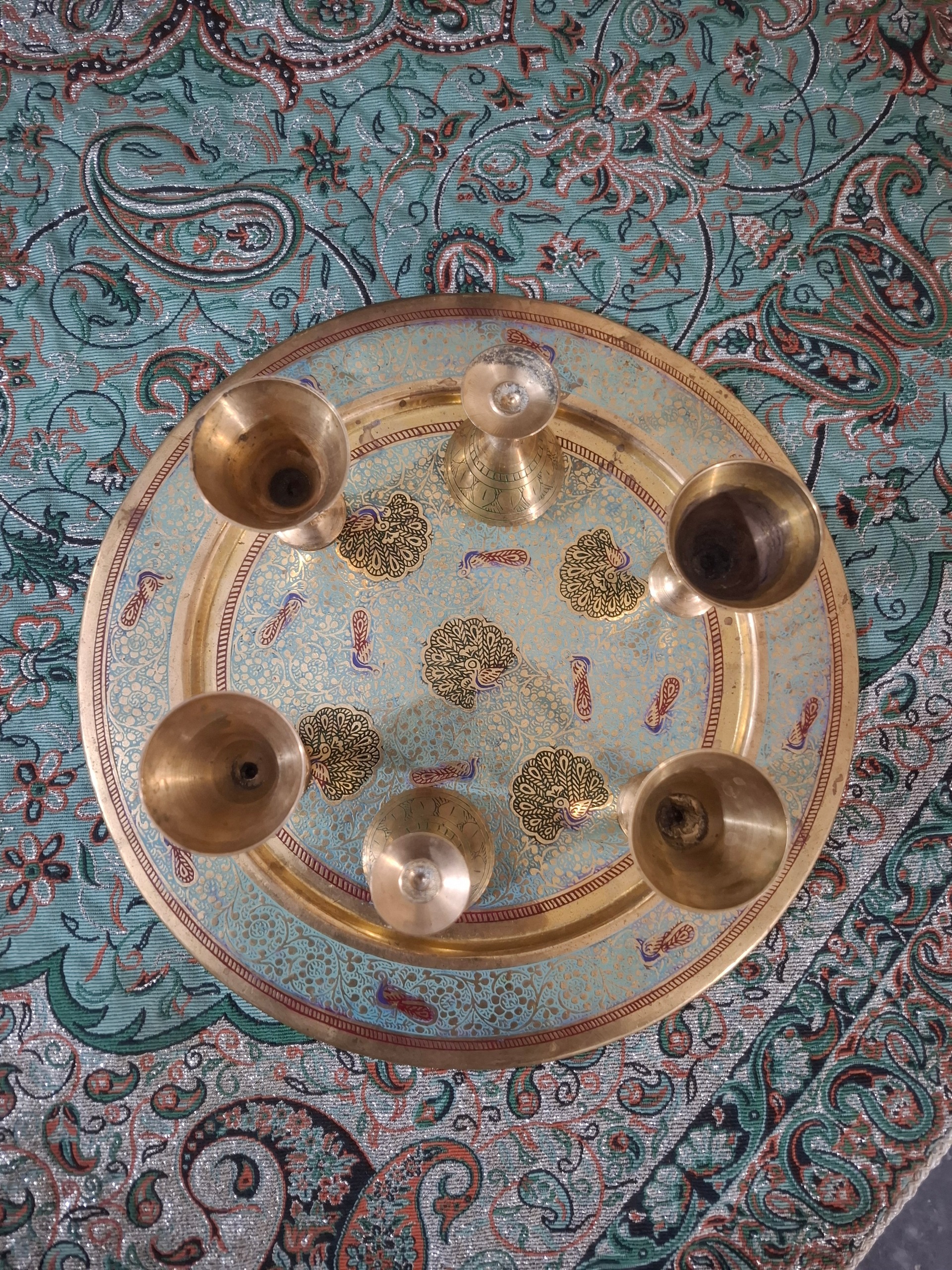 سینی وجام برنجی