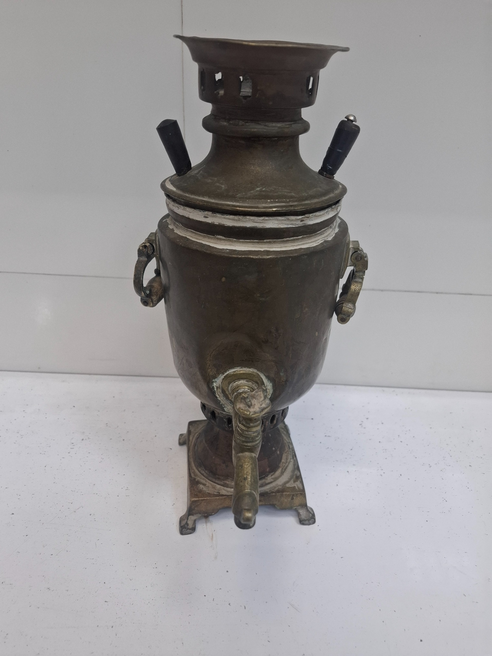 سماور ذغالی دسته گوشواره ای