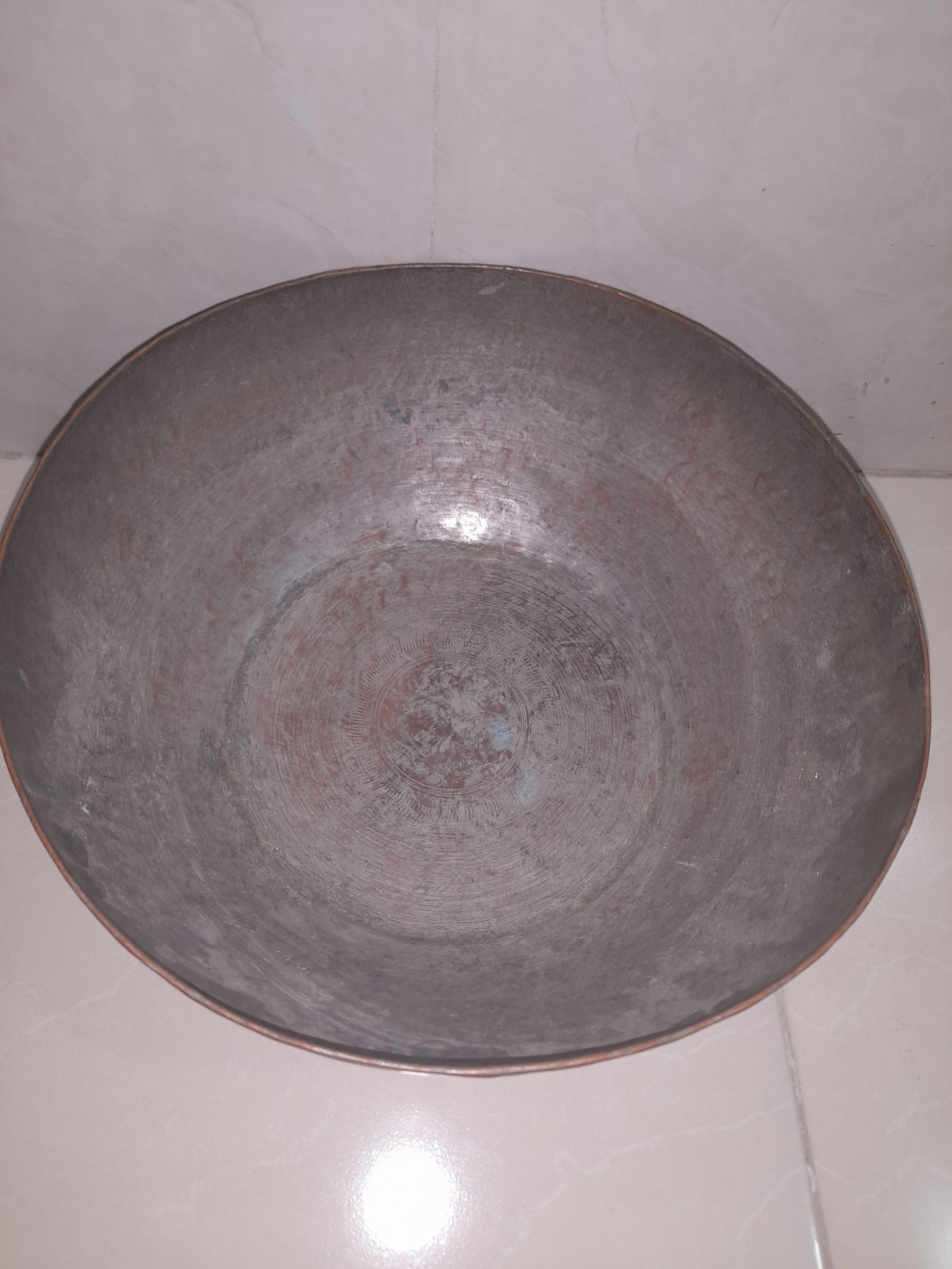 کاسه پیاله بزرگ مسی