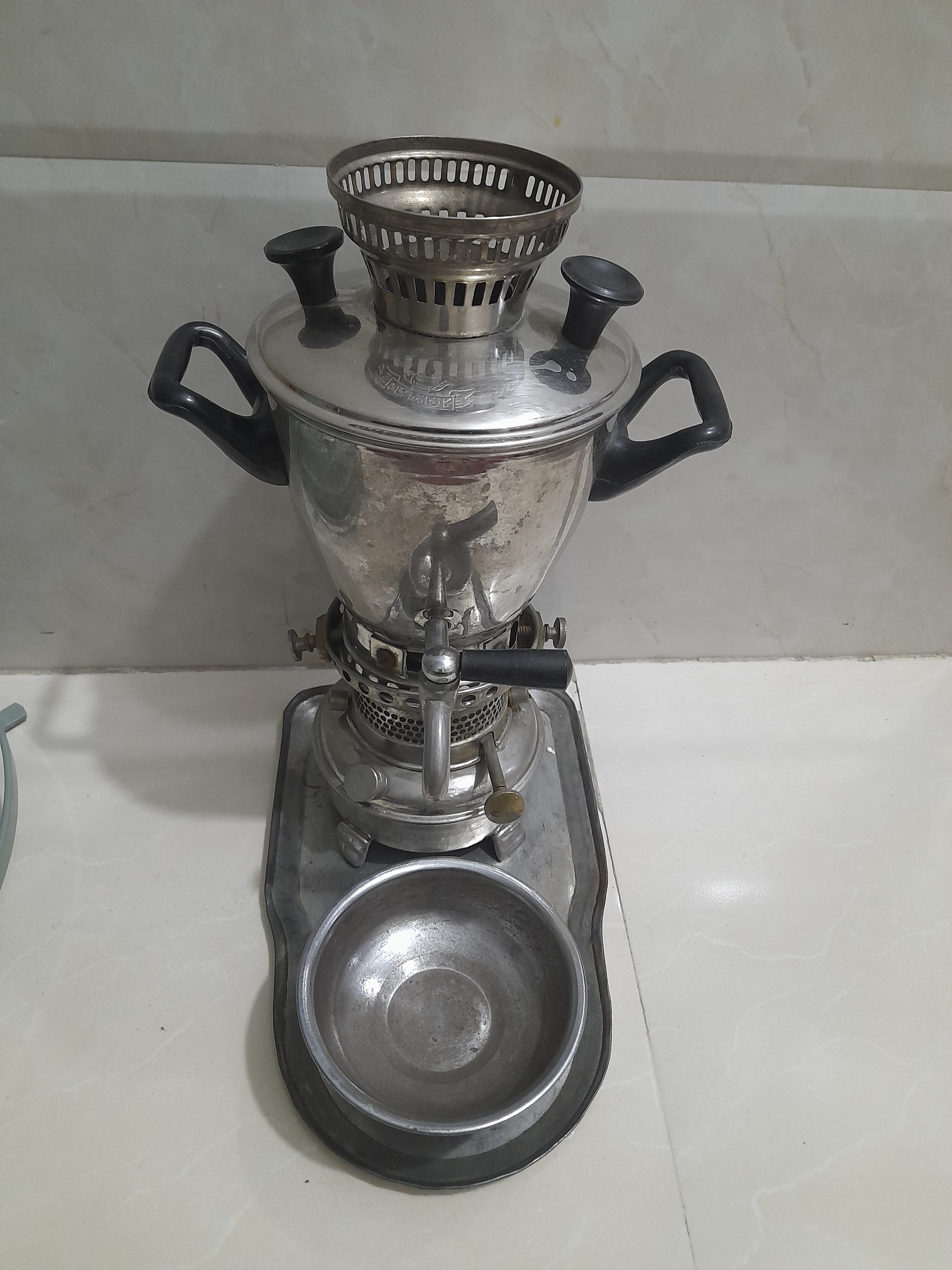 سماور برنجی نفتی