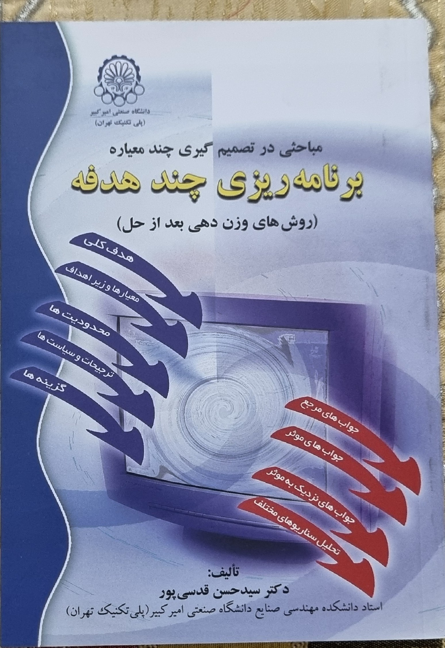 برنامه ریزی چند هدفه مباحث تصمیم گیری چند معیاره
