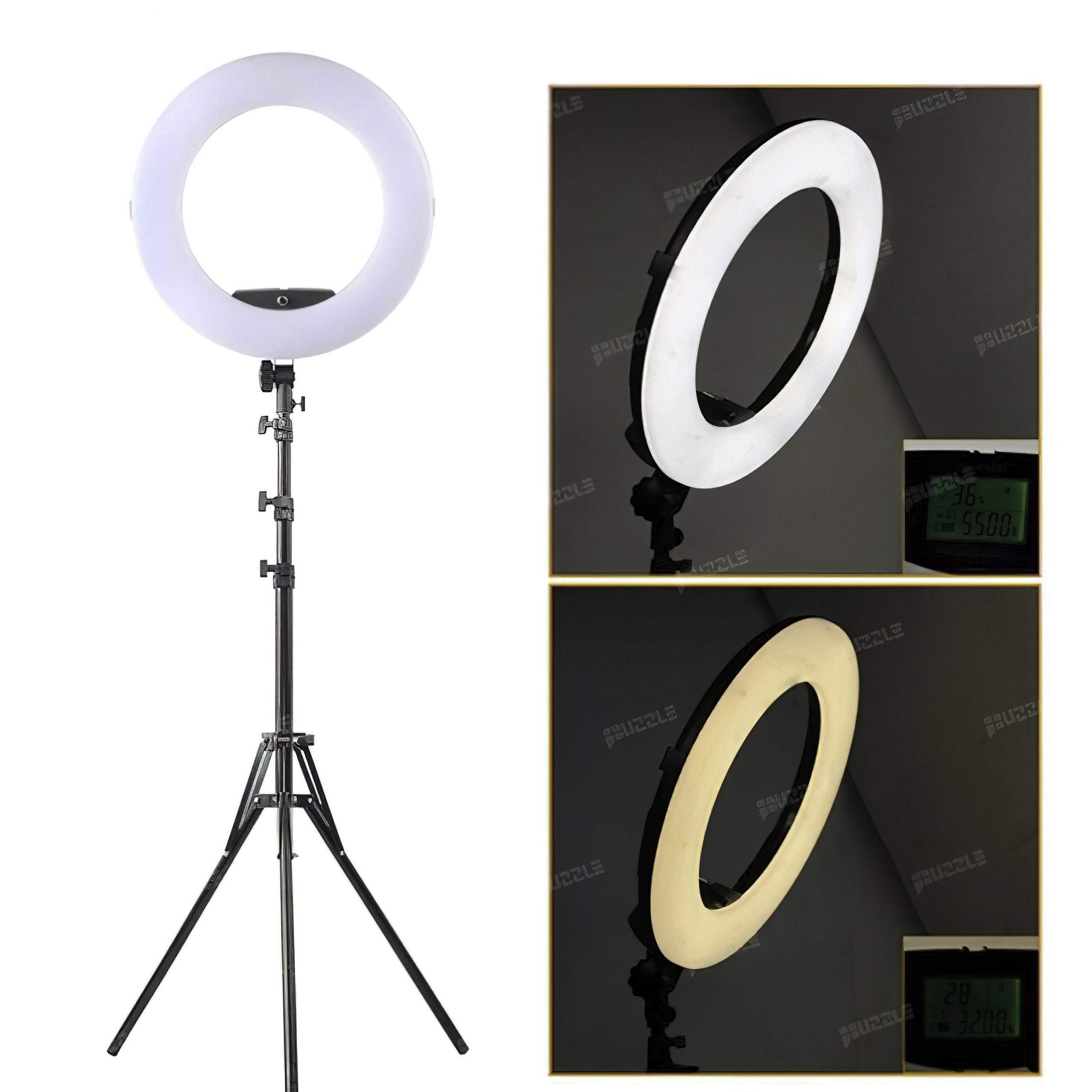 رینگ لایت Ring Light KY-BK 416ii 96W همراه پایه