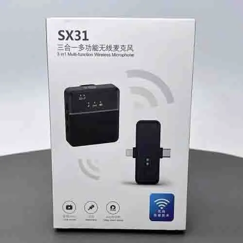 میکروفون یقه ای بی سیم مدل SX31 تک کاربر