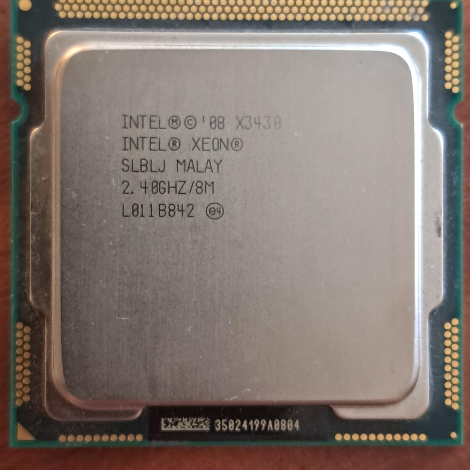 Cpu intel xeon