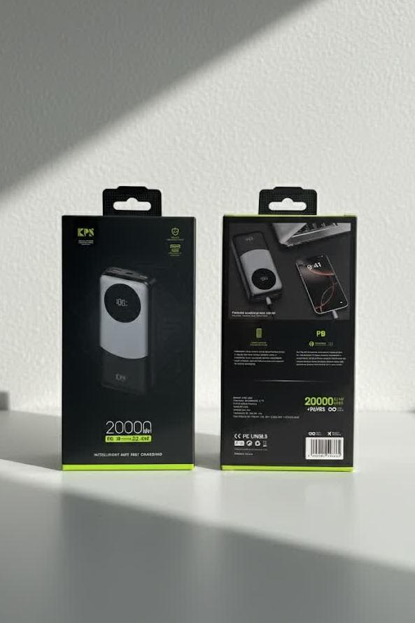 پاوربانک kpg مدل 202 ظرفیت 20000 میلی آمپر ساعت