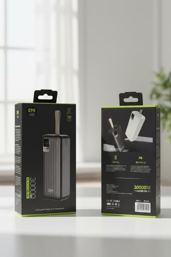 پاوربانک کی پی جی مدل KPG310 ظرفیت 30 هزار