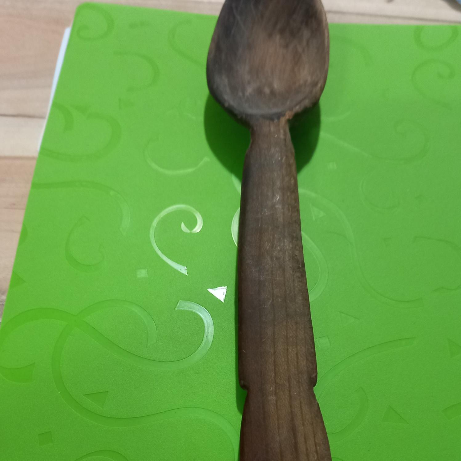 قاشق آنتیک چوبی