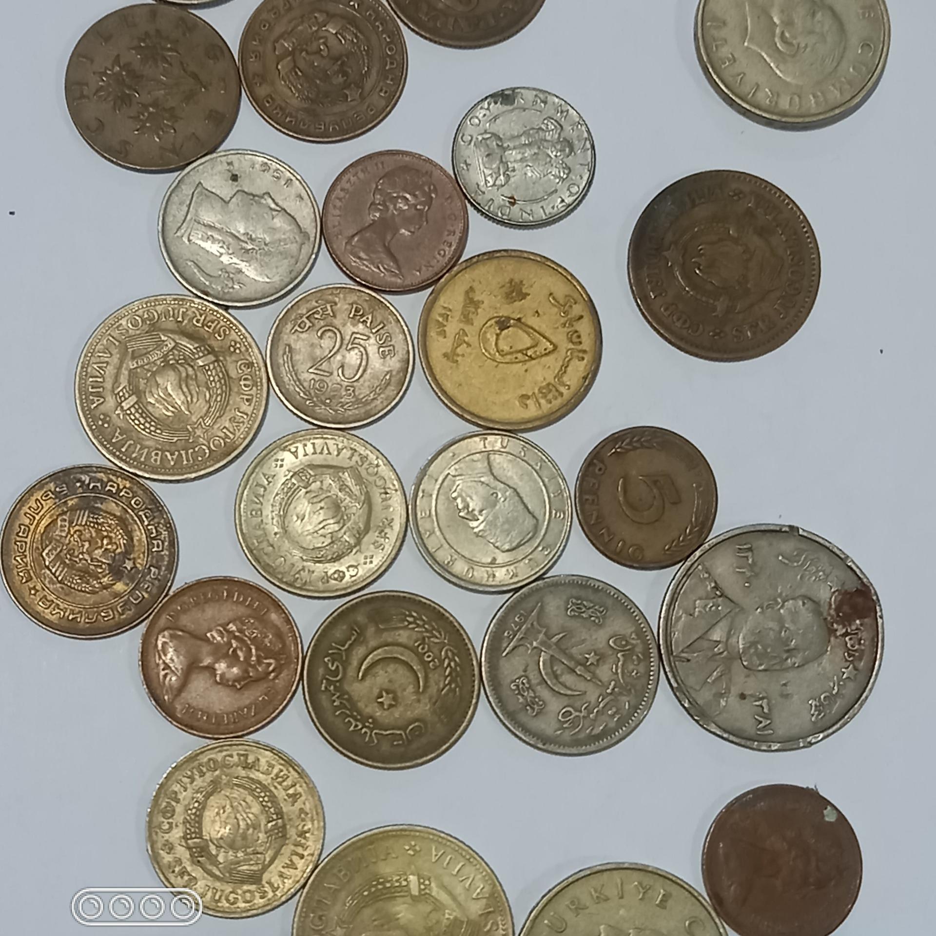 24عدد سکه خارجی