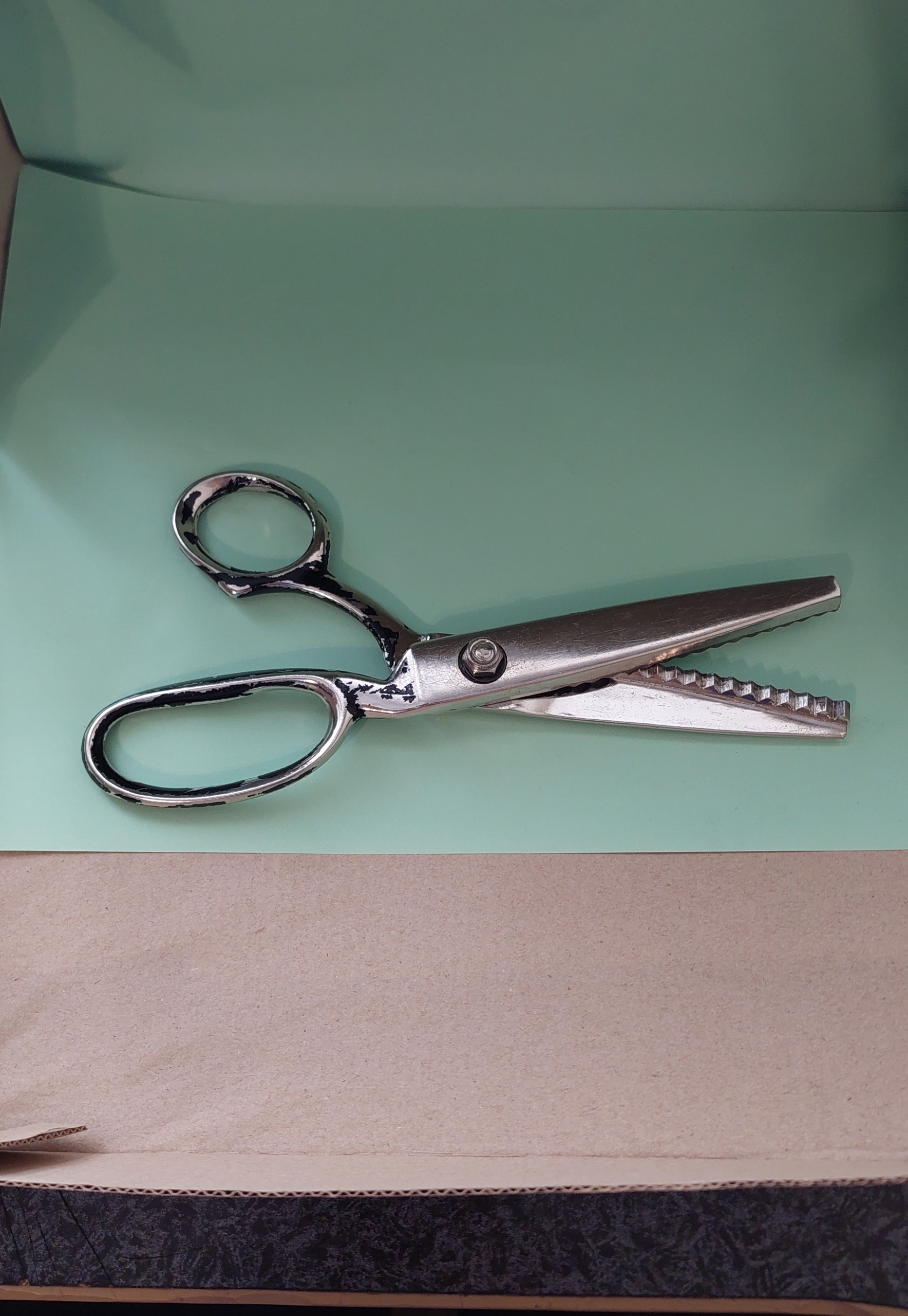 قیچی زیگ زاگی کلکسیونی ایتالیایی gruffe