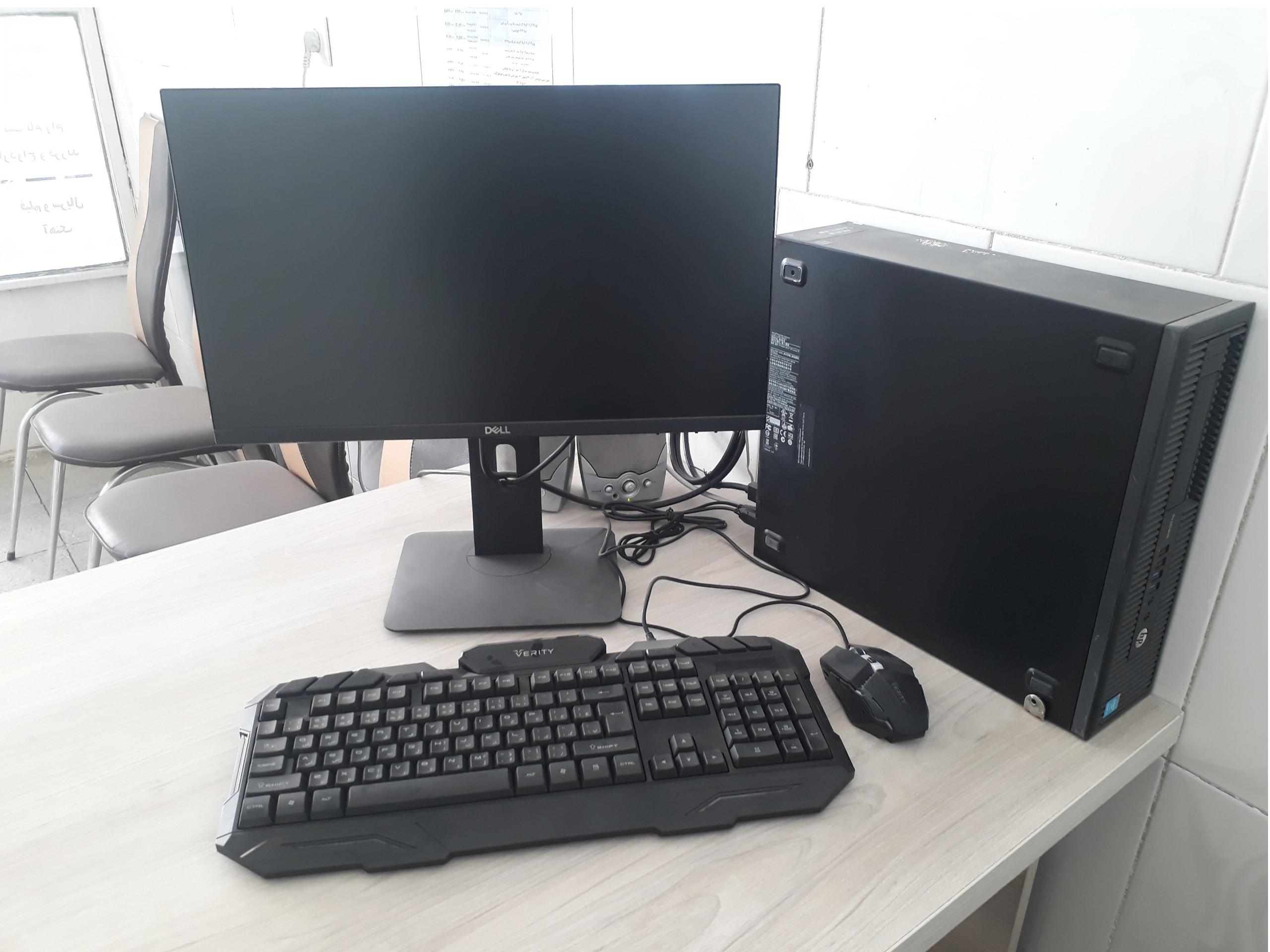 سیستم کامل HP با مانیتور Dell