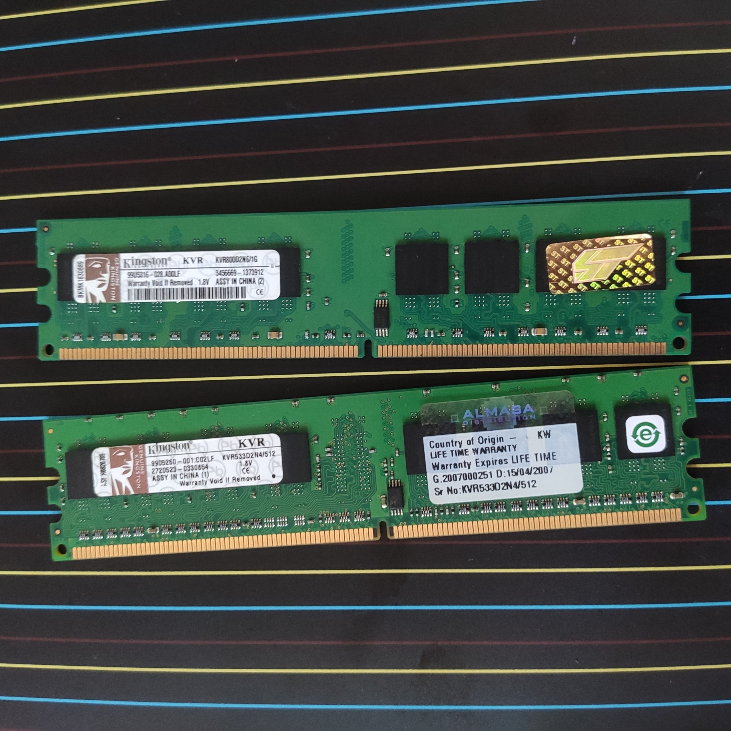 رم کامپیوتر ddr2      1/5gig