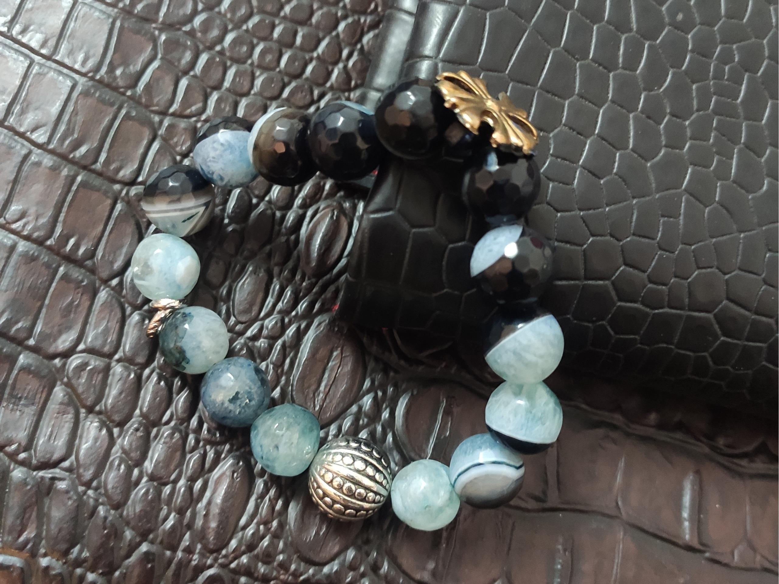 دستبند کروم هارتز سنگی