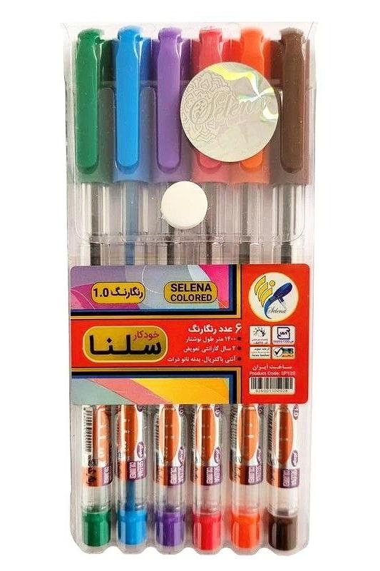 خودکار شش رنگ