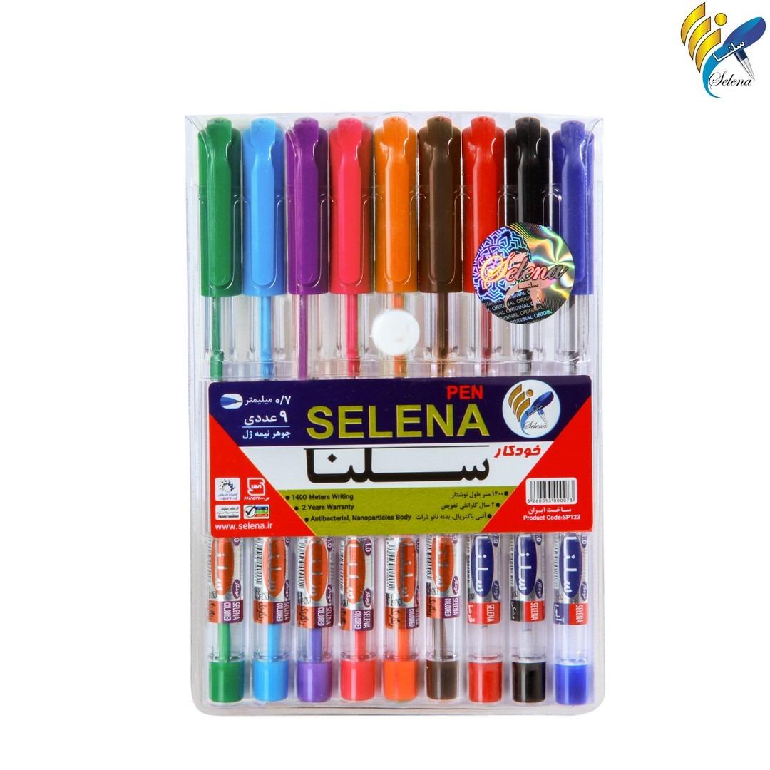 خودکار 9 رنگ سلنا