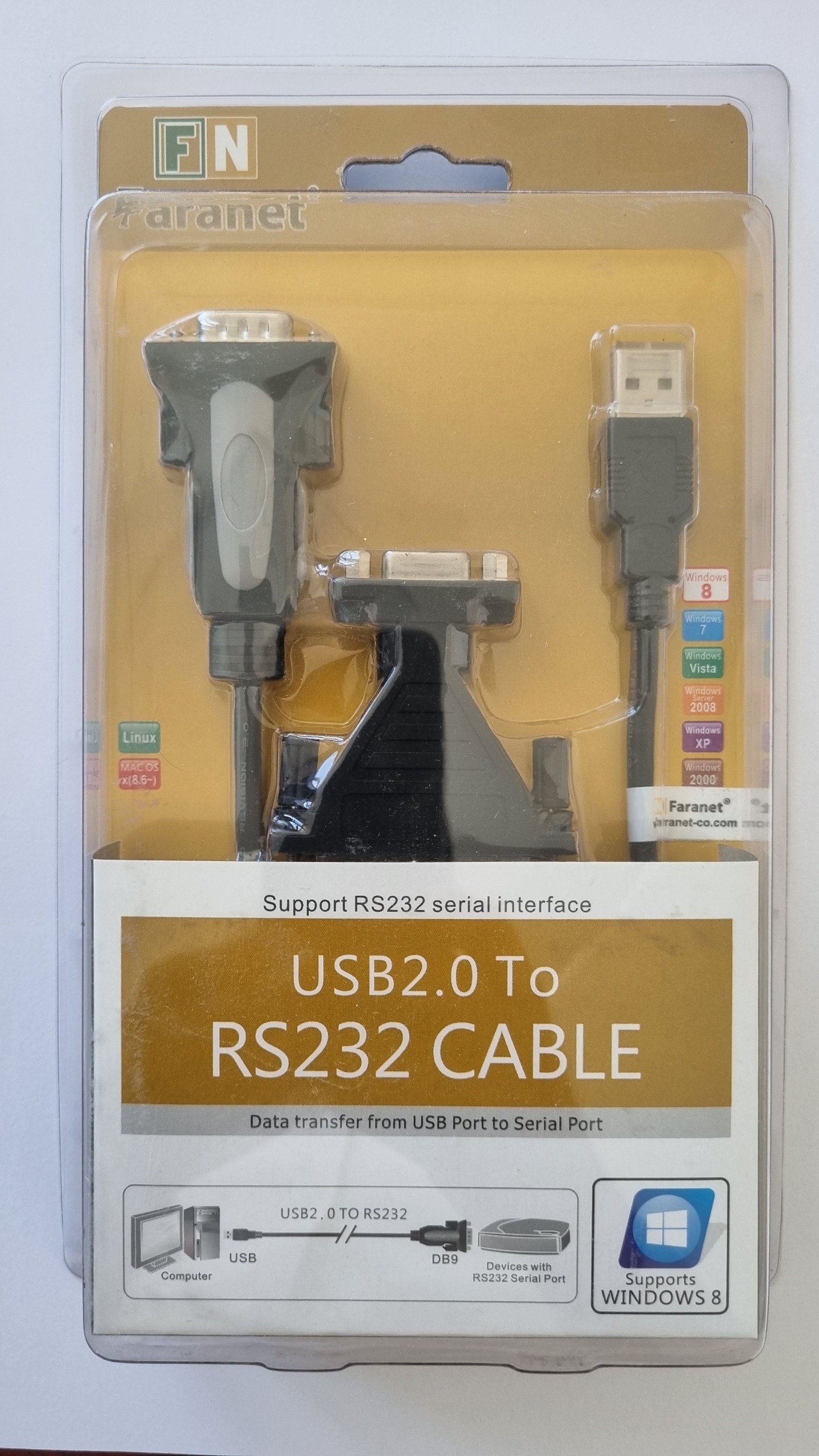 تبدیل USB 2.0 به سریال RS233 فرانت
