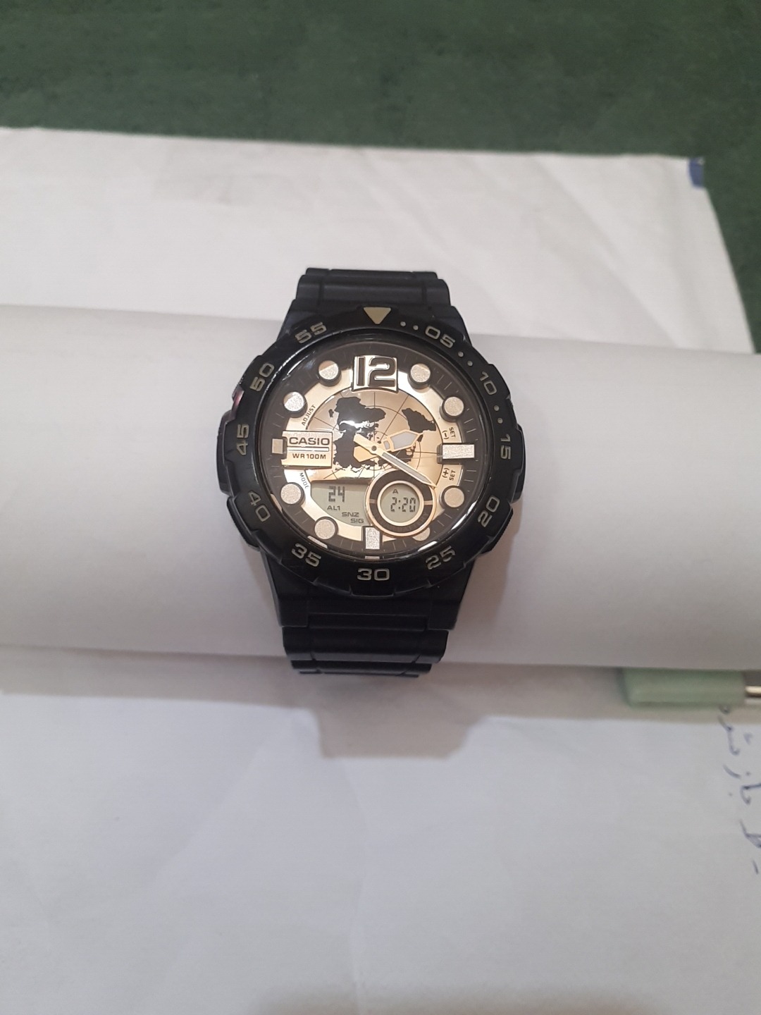 ساعت مچی مردانه کاسیو مدل AEQ-100BW-9AVDF