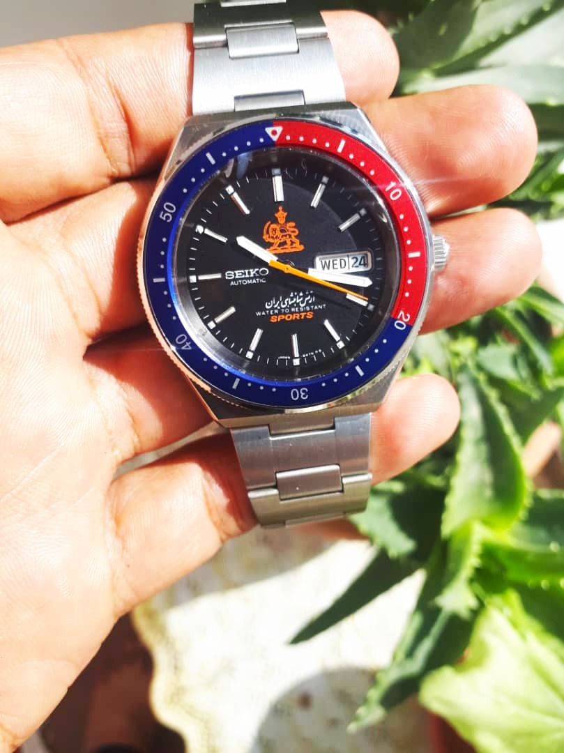 ساعت سیکو شاهنشاهی شیر و خورشید کلکسیونی