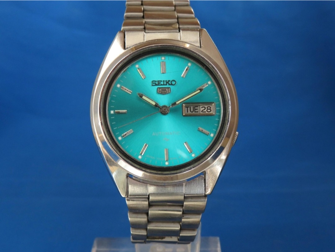 سیکو5 نایاب آبی تیفانی ژاپن اصل اتوماتیک