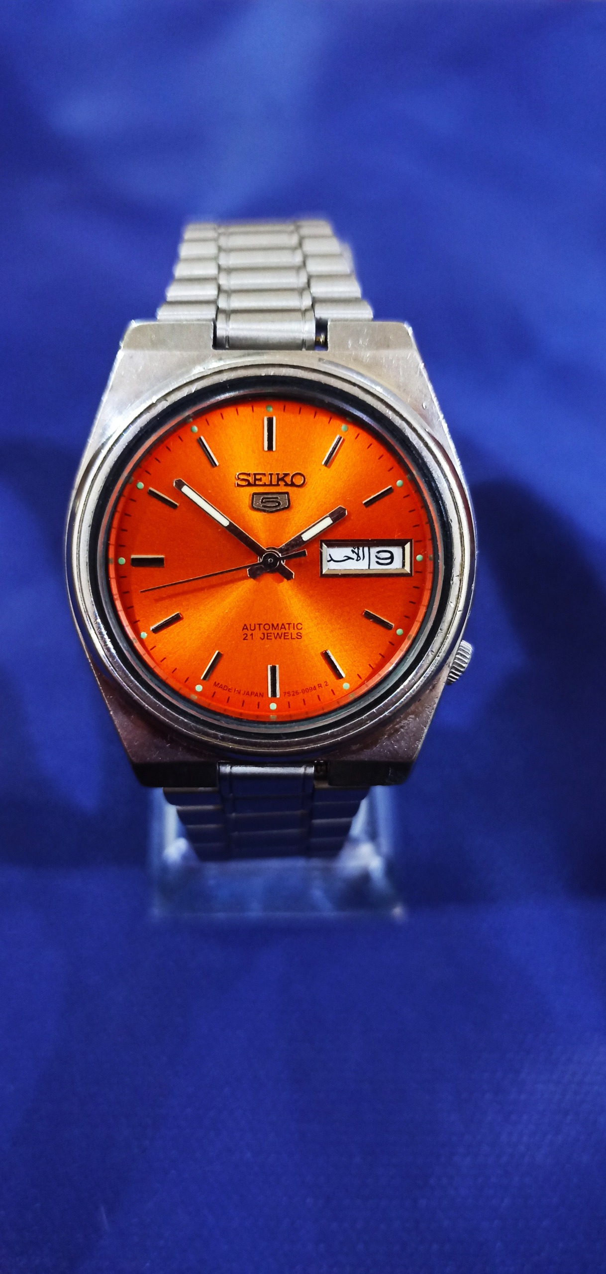 سیکو5 پرتقالی خاص ژاپن اصل اتوماتیک