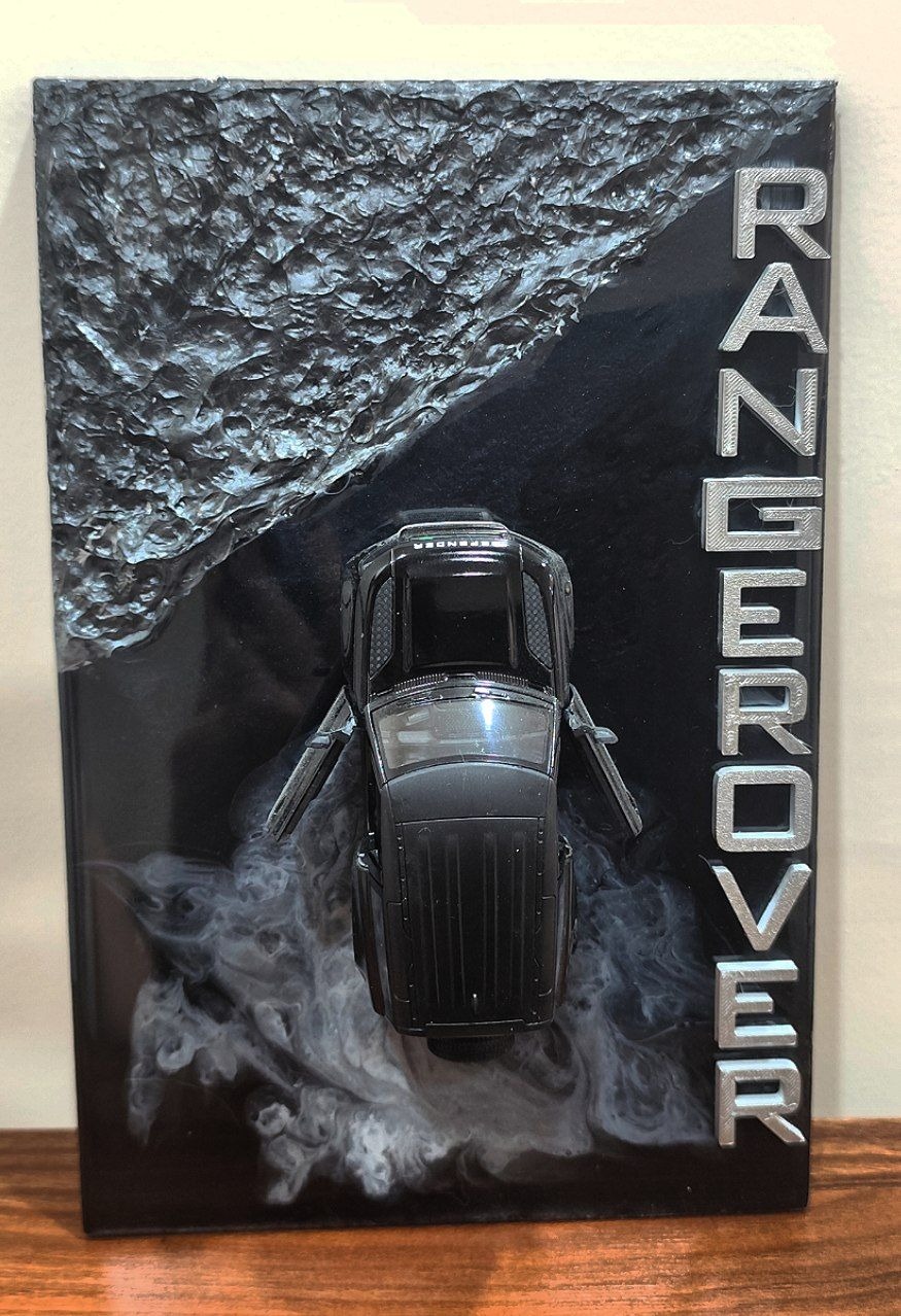 تابلو 3 بعدی ماکت ماشین رزین کاری