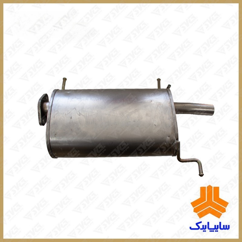 منبع اگزوز عقب پراید تیبا ساینا سایپایدک