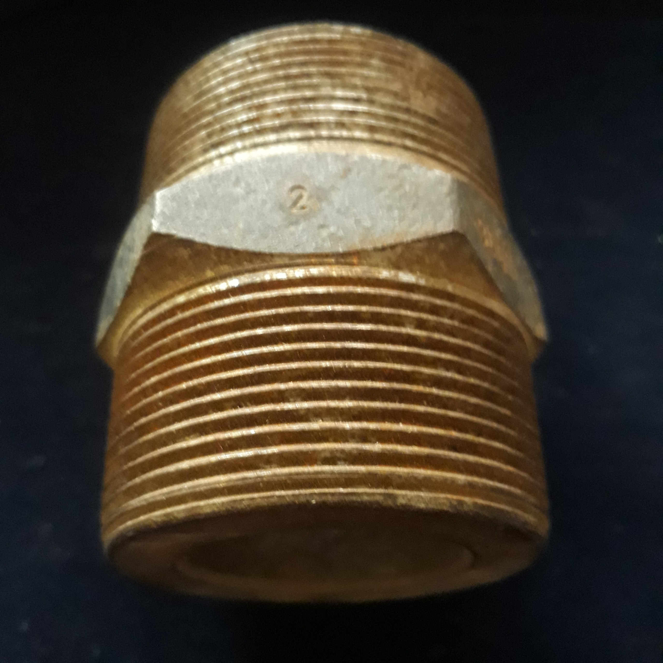 مغزی کانکتور فولادی کلاس 3000 A105 سایز 2 اینچ