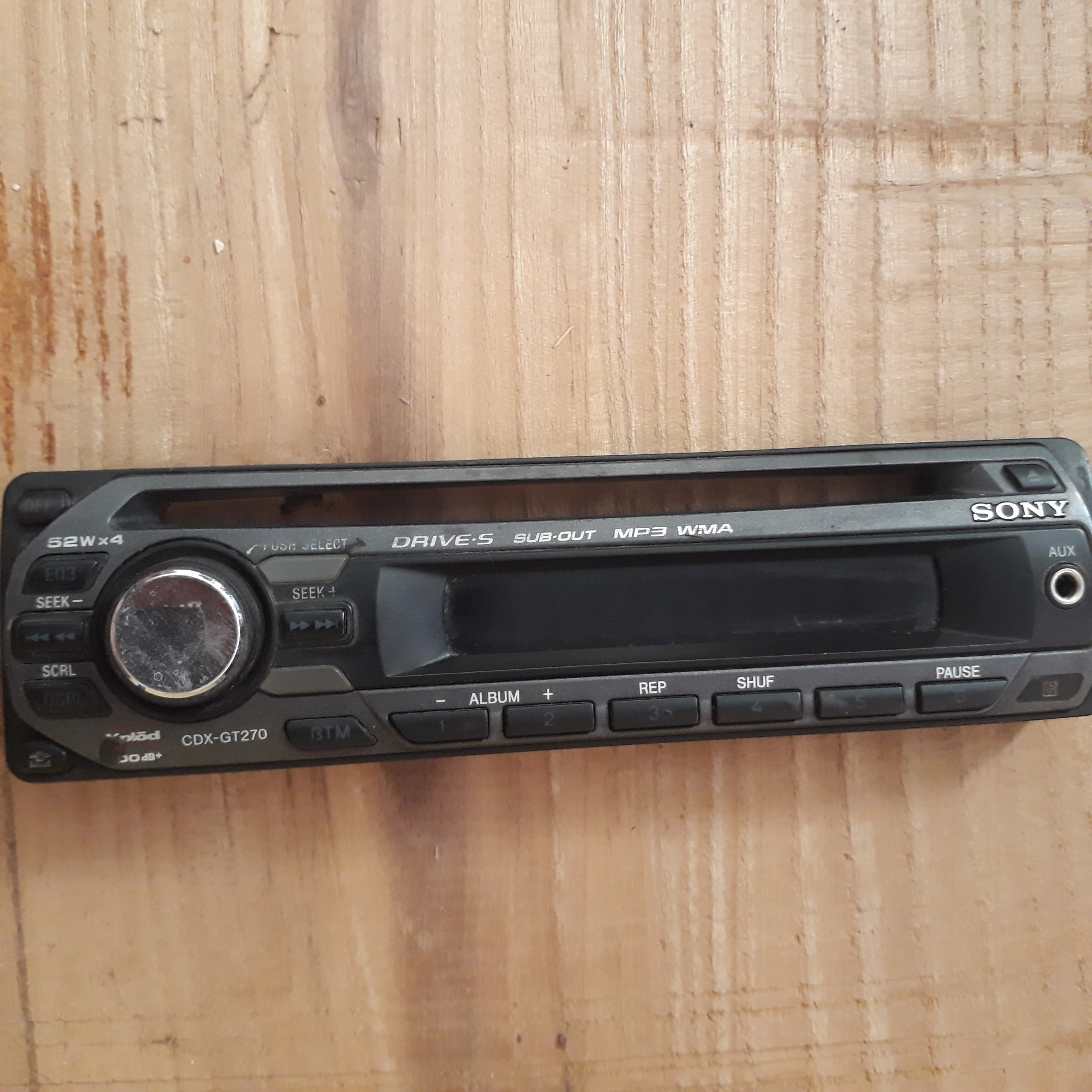 پنل ضبط SONY سونی مدل CDX-GT270