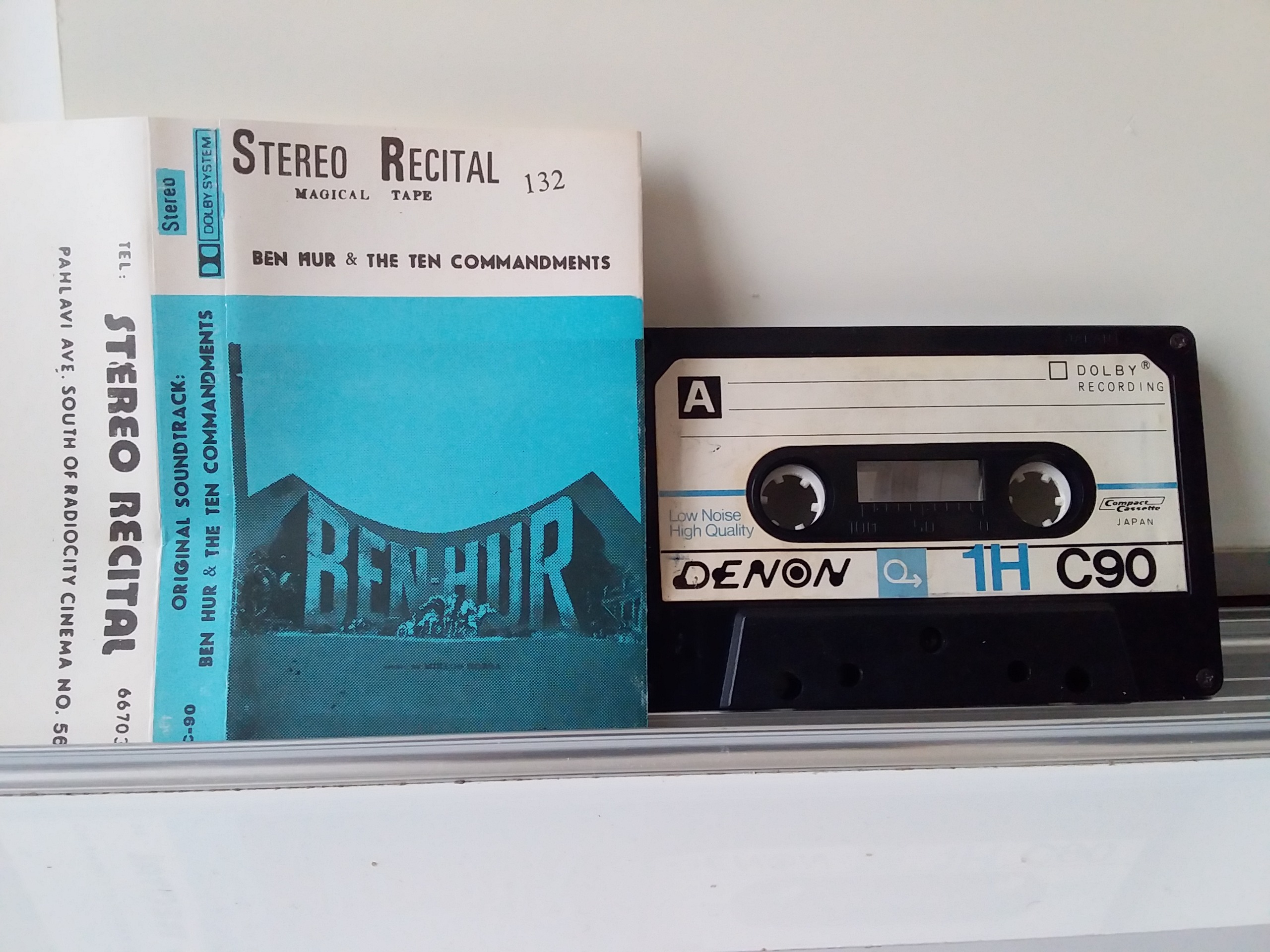 نوار کاست موزیک متن فیلم ده فرمان و بن هور