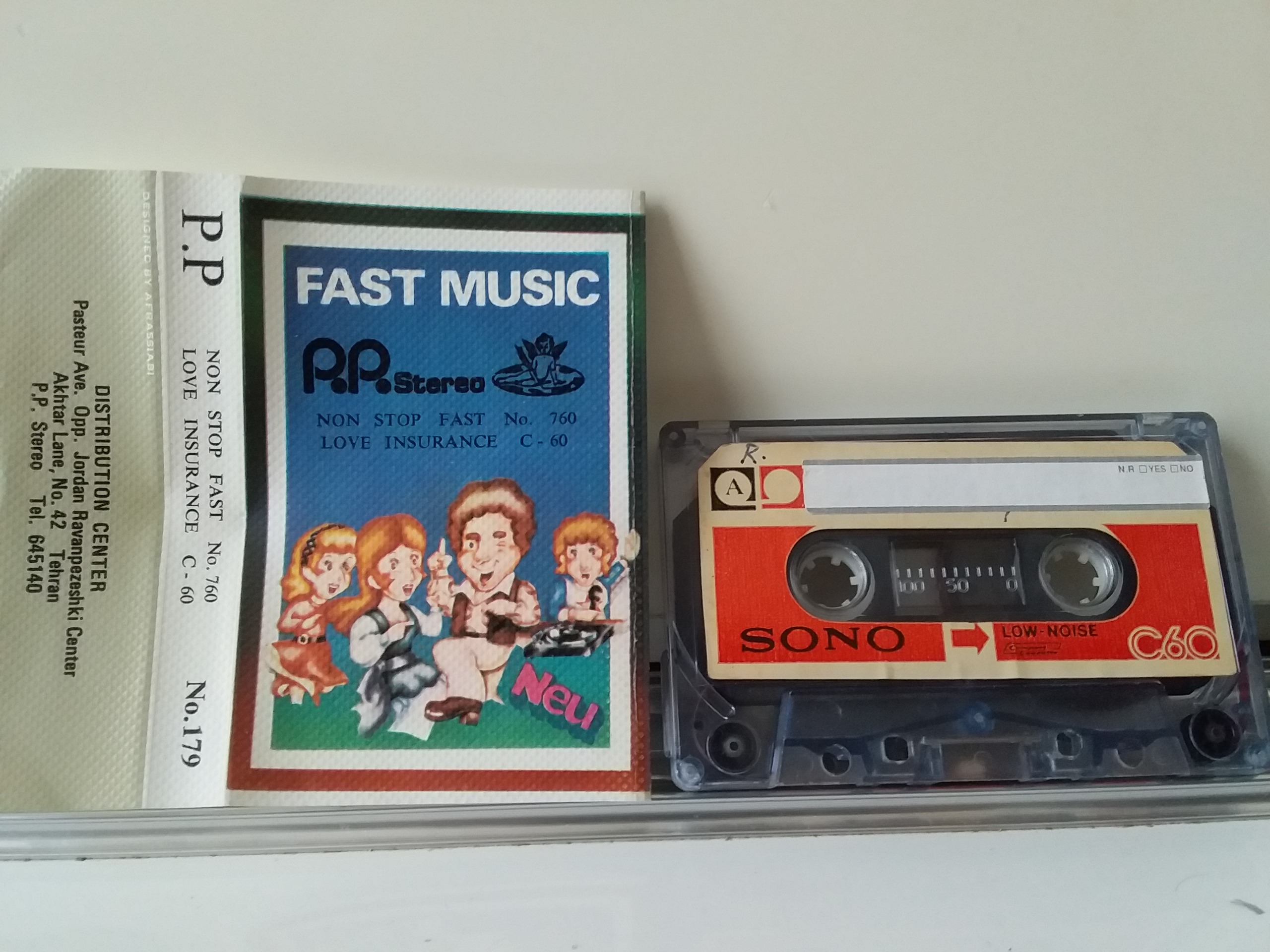 نوار کاست خارجی دوعدد fast music