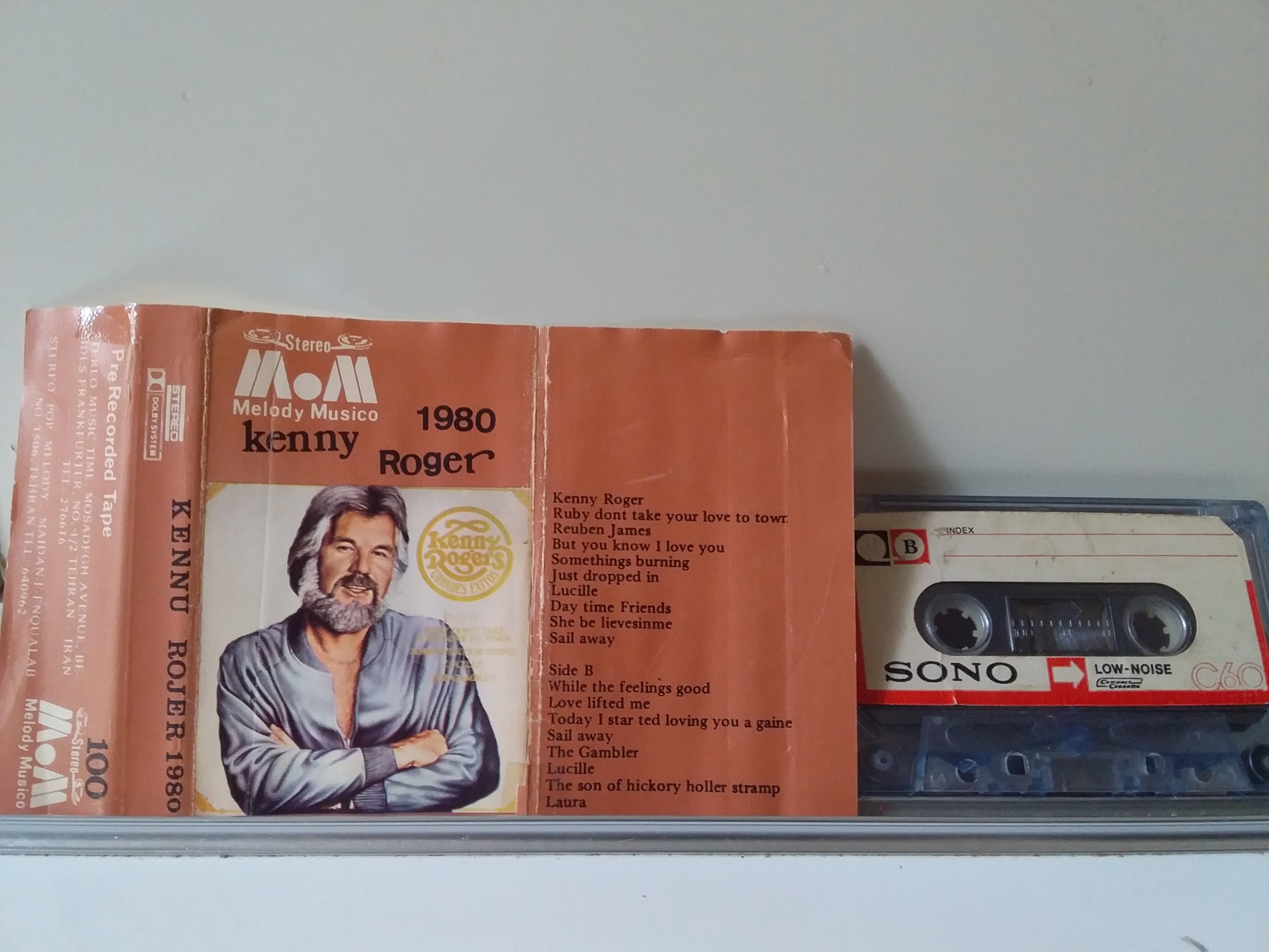 نوار کاست خارجی Kenny roger
