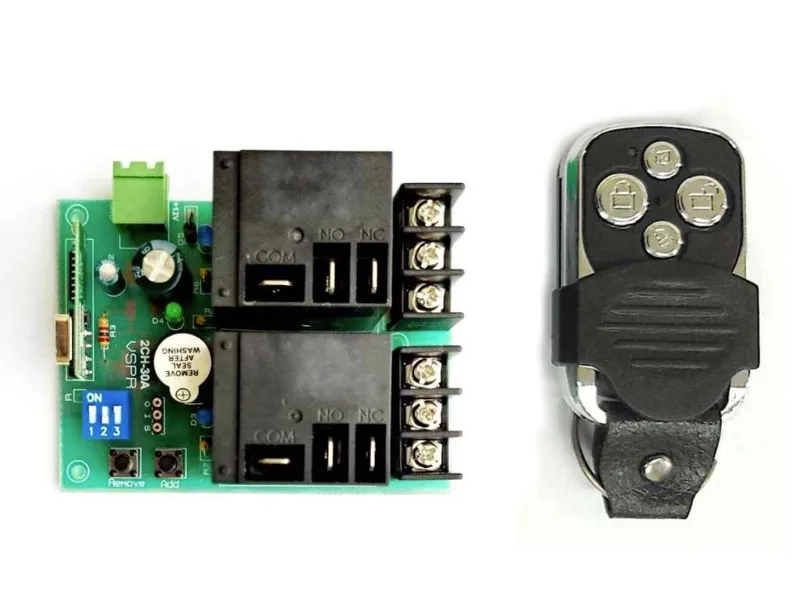 ریموت کنترل 2 کانال رادیویی کد لرن مدل RC230L4