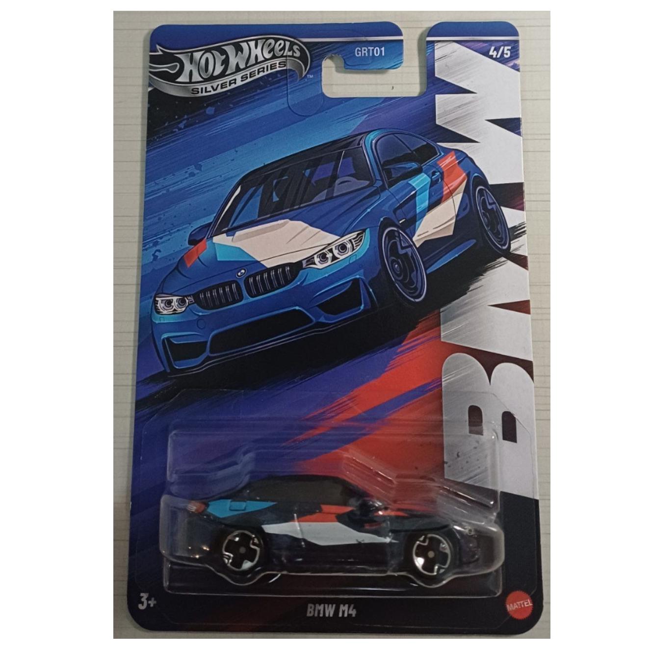 ماکت bmw m4 hotwheels silverline