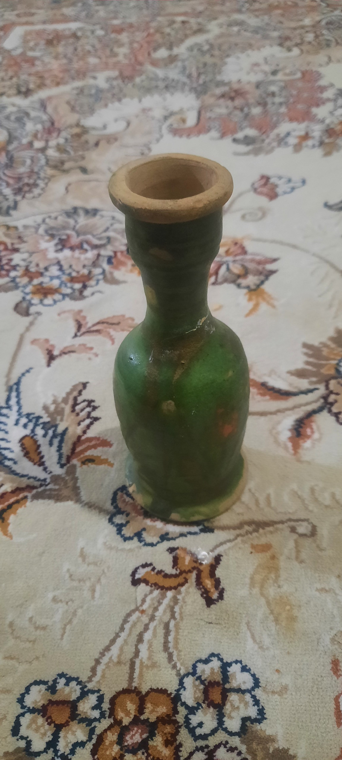 تنگ قدیمی لعابی قاجاری