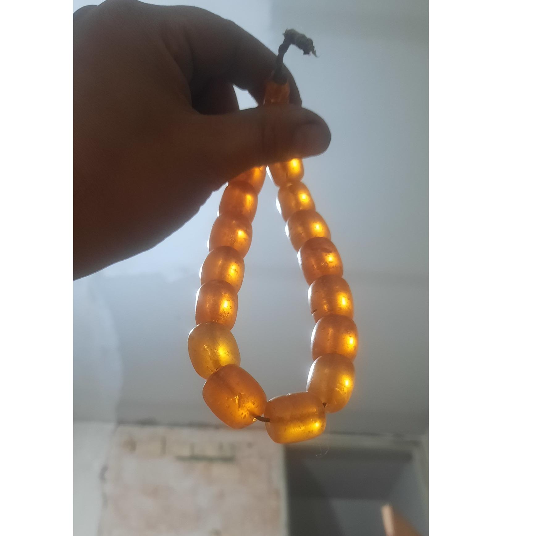 تسبیح سندلوس حباب دار15دانه درشت