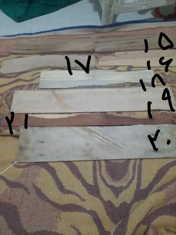 چوب میوه جات اسلایس شده مناسب معرق کاری