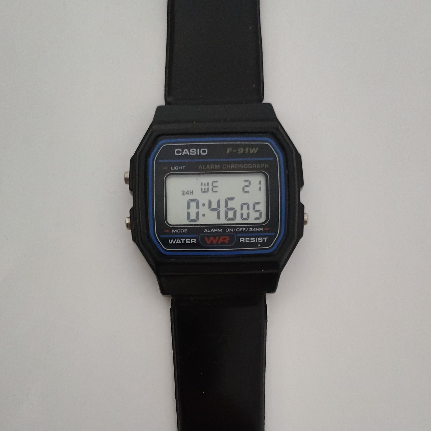 ساعت کاسیو f-91w