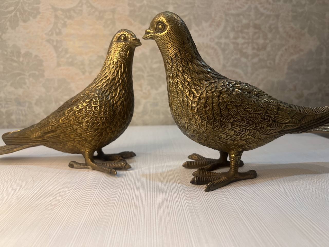 جفت کبوتر برنجی