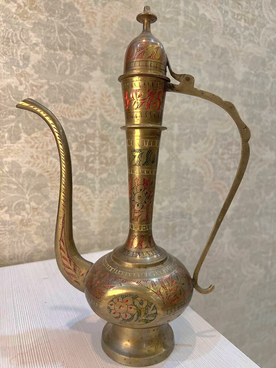 گلابپاش برنجی قلمکار