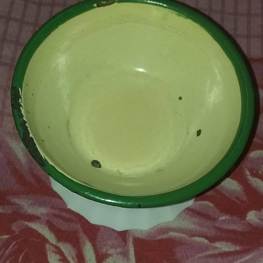 انتیک کاسه لعابدار قدیمی کوچک