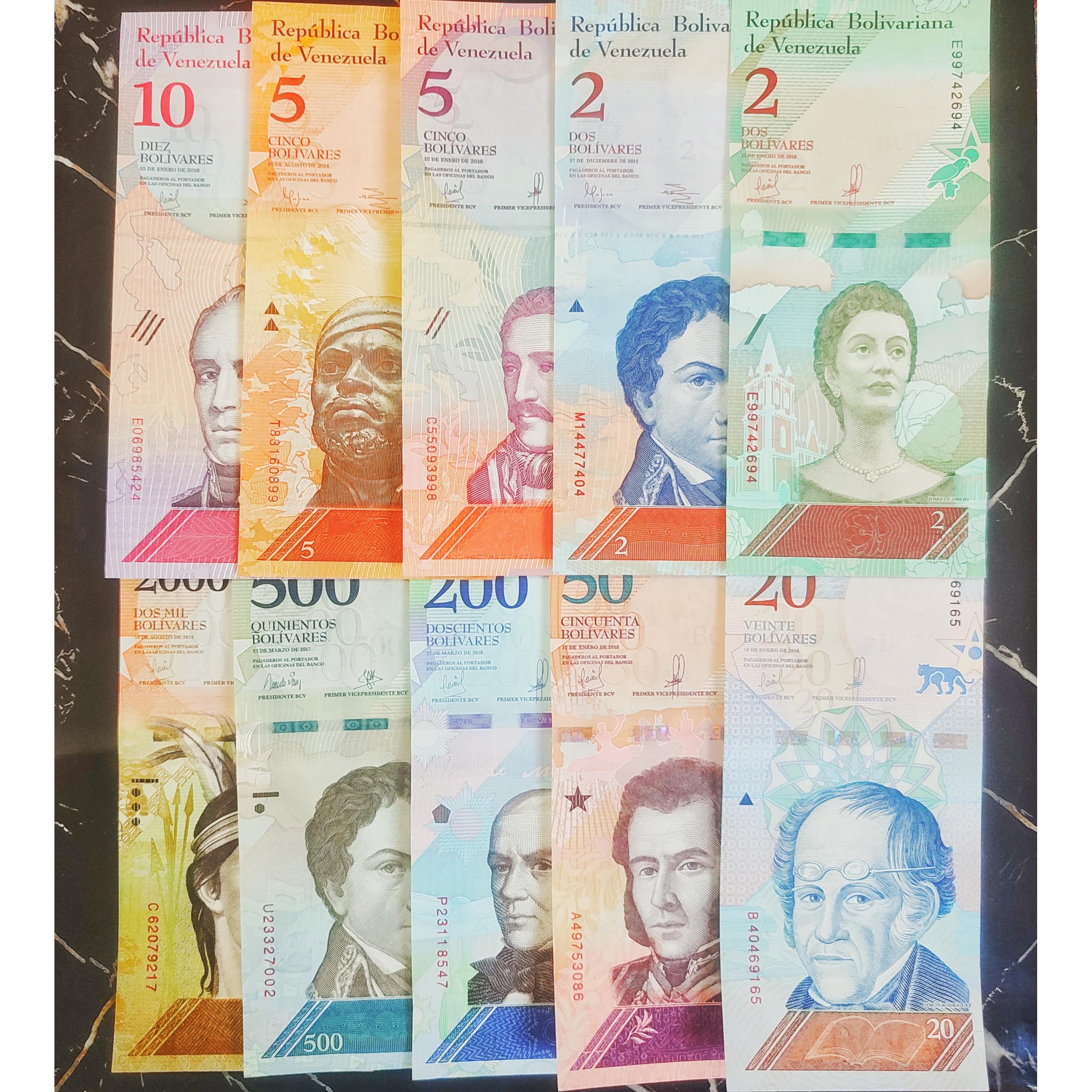 ست تک 10 برگ بانکی ونزوئلا