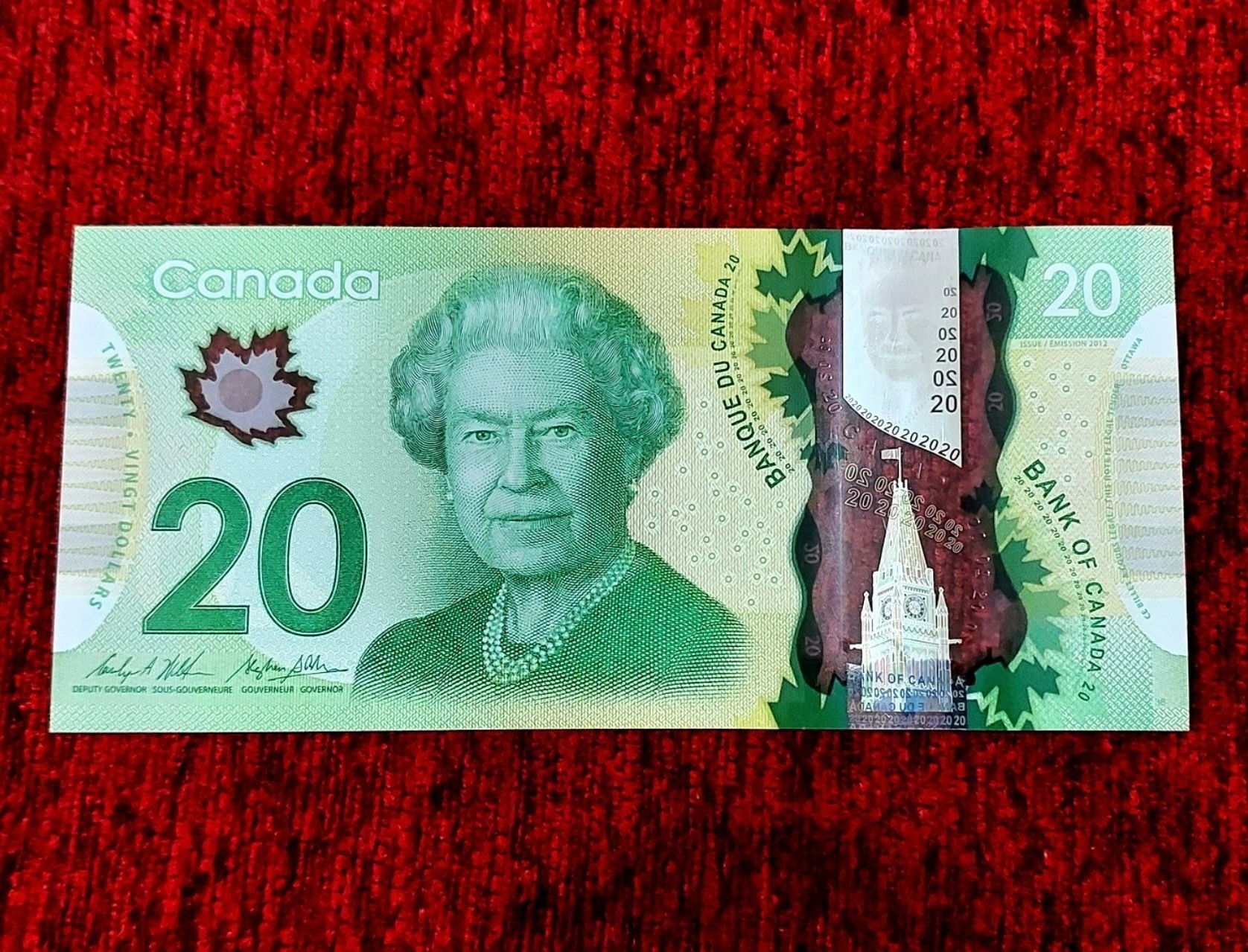 اسکناس 20 دلار کانادا پلیمری ملکه