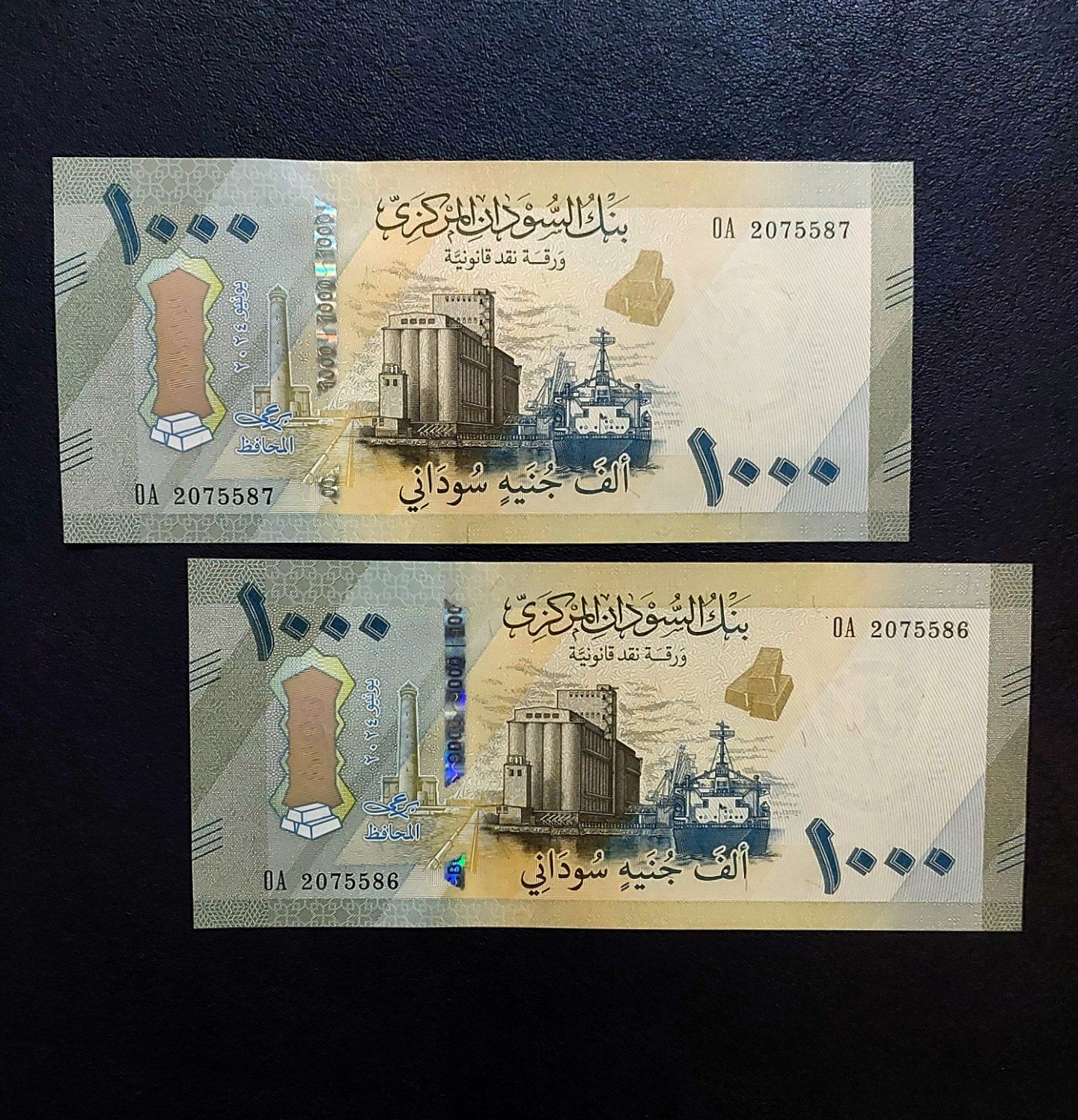 تک اسکناس 1000 جنیه سودان 2024 سوپر