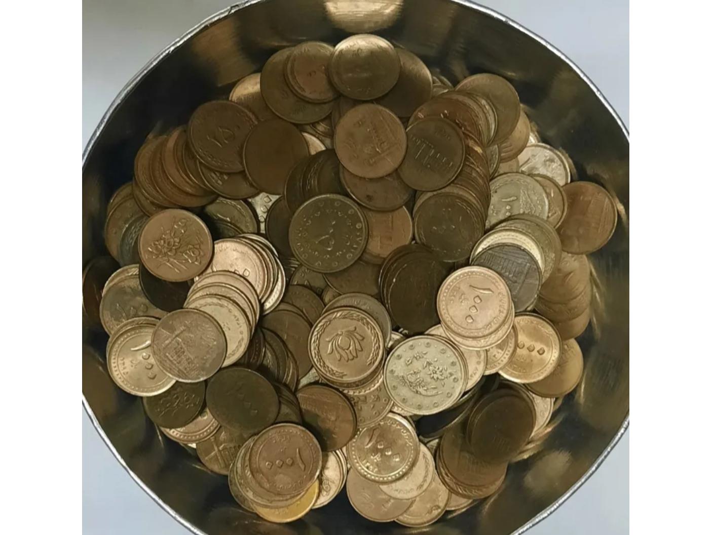 5 کیلو سکه های برنز جمهوری