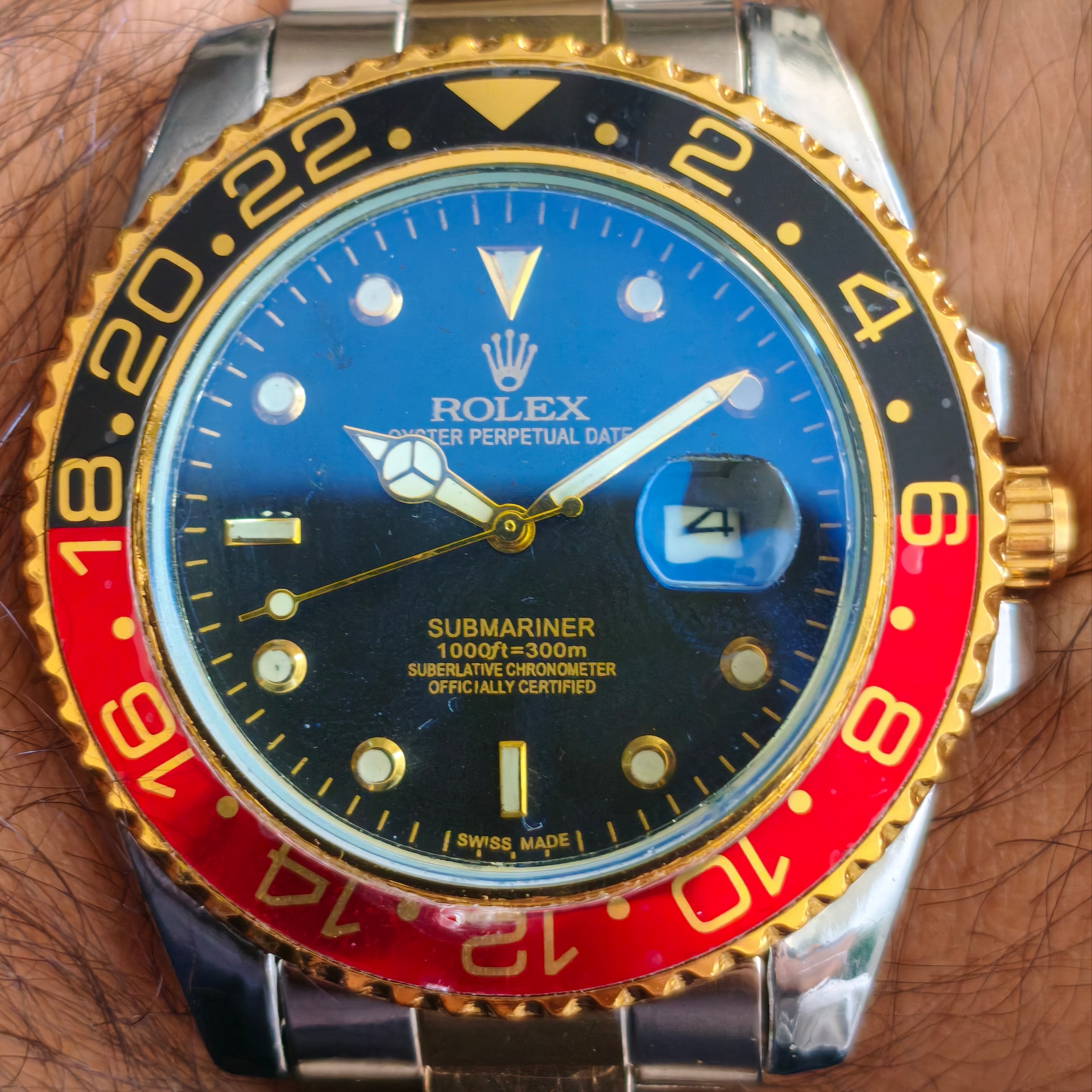 ROLEX GOLDEN PEPSI