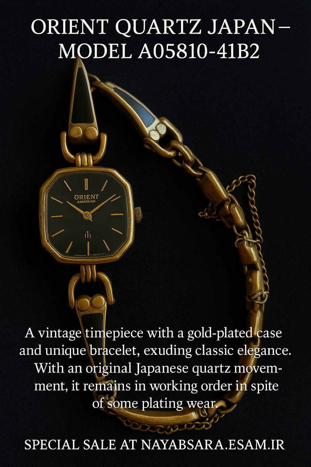 ORIENT ROYAL BLACK A05810-41B2  Queens Heritage