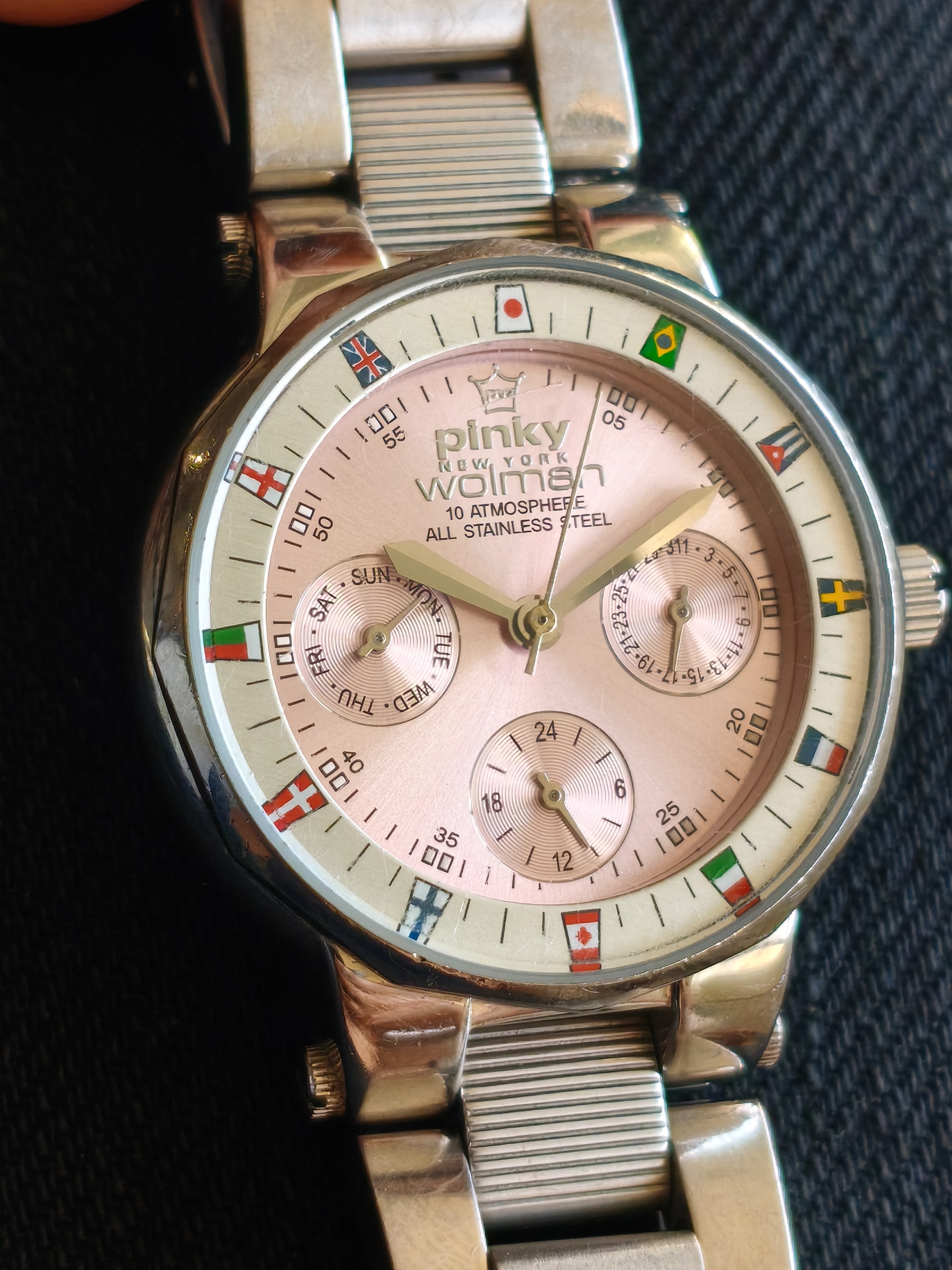 Pinky Wolman PA-91041 World Flags Chronograph