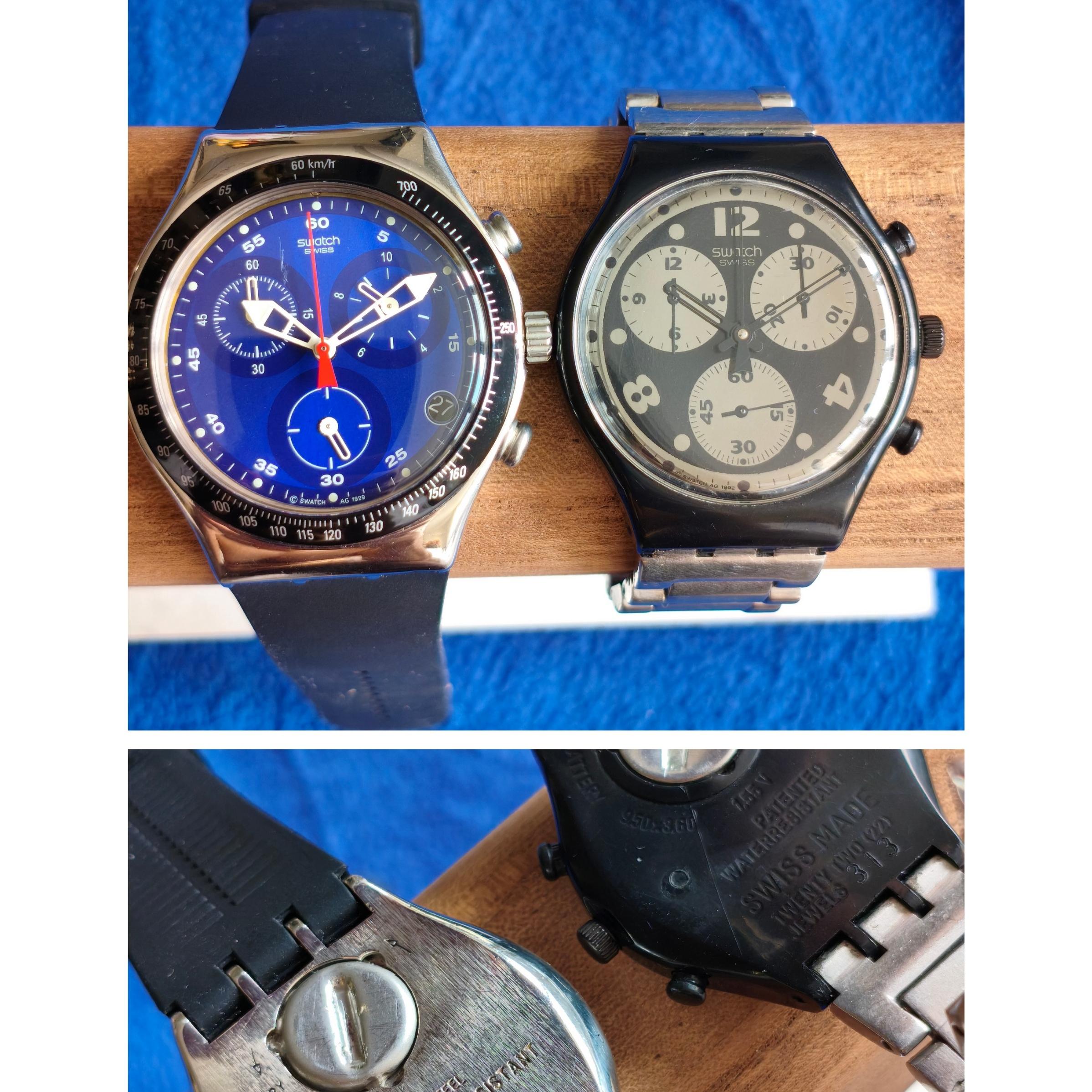 Blue Chrono  Black Grey