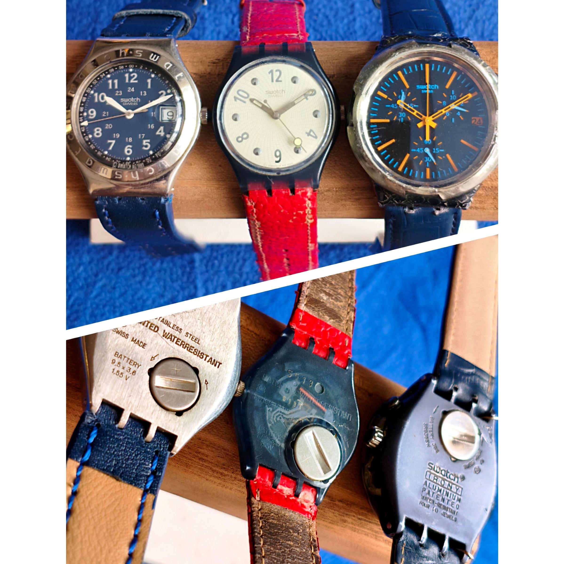 Blue Field  Cream Vintage  Blue Orange