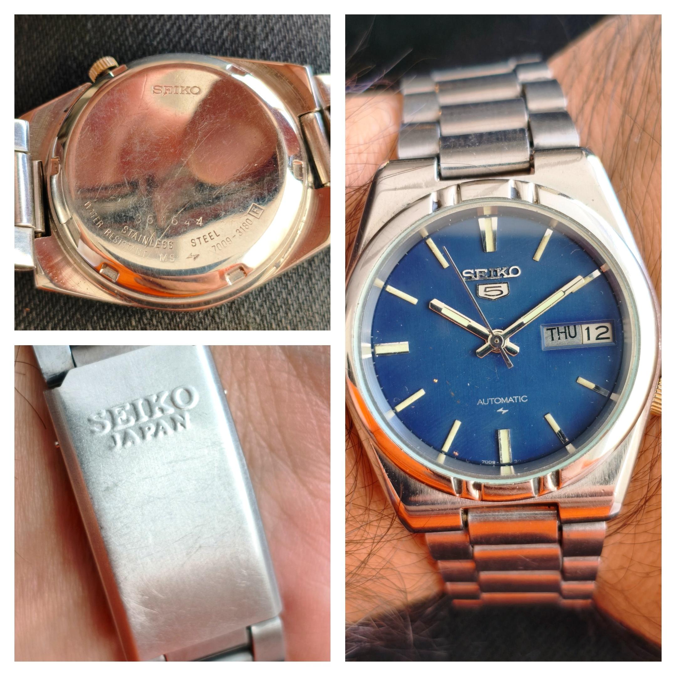 Seiko 5 Japan 7009 Blue Dial