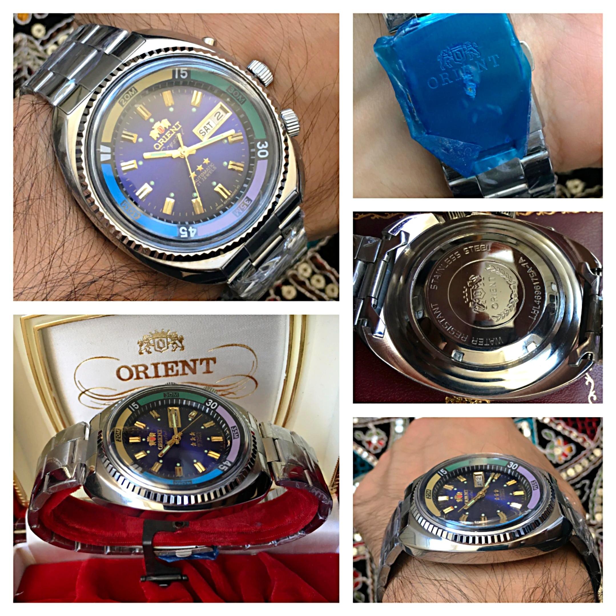 Orient Diver-Style Blue Sunburst 21J